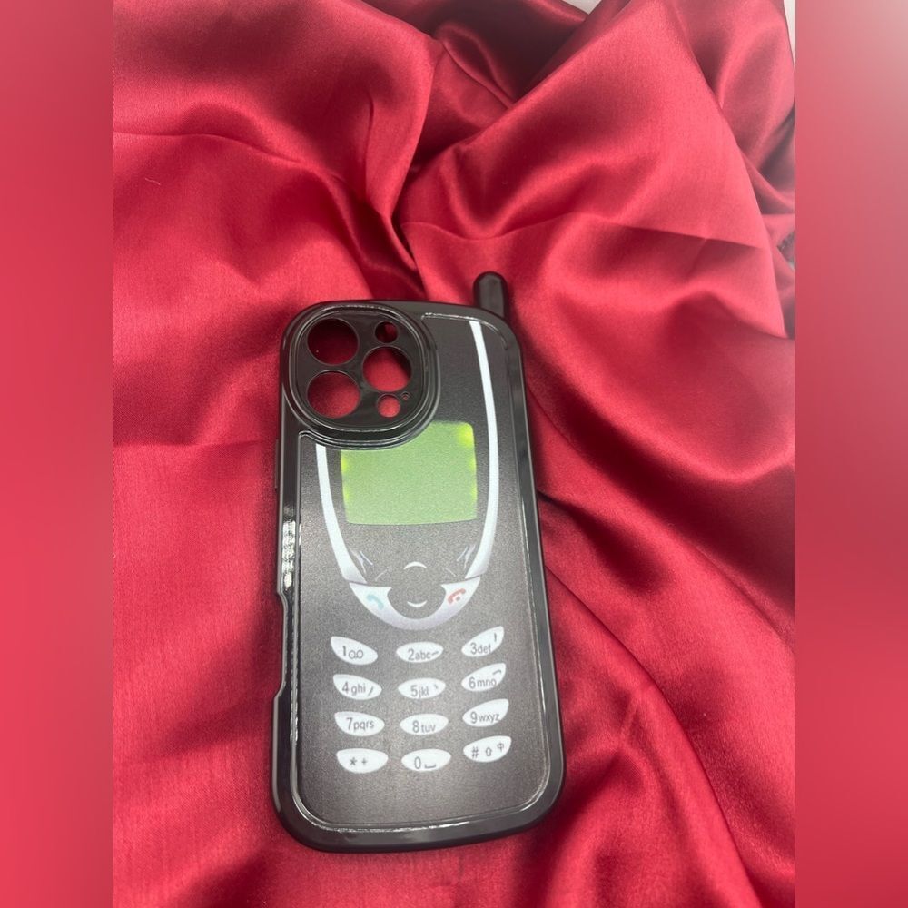 Retro Black IPhone 16 Pro Max Case - Picture 3 of 5